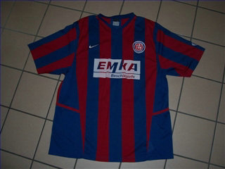 maillots wuppertaler sv domicile 2005-2006 rétro