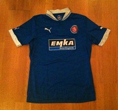 maillots wuppertaler sv domicile 2012-2013 rétro