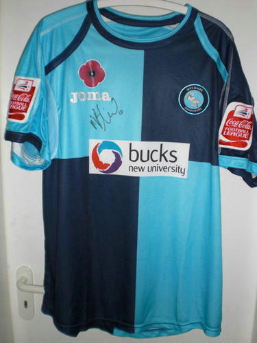 maillots wycombe wanderers particulier 2009-2010 pas cher